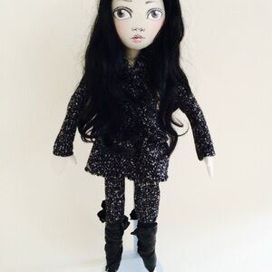 Custom Doll in Chanel Tweed